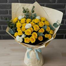 Букет цветов из:  Розы в Золотаревке Ставропольского края