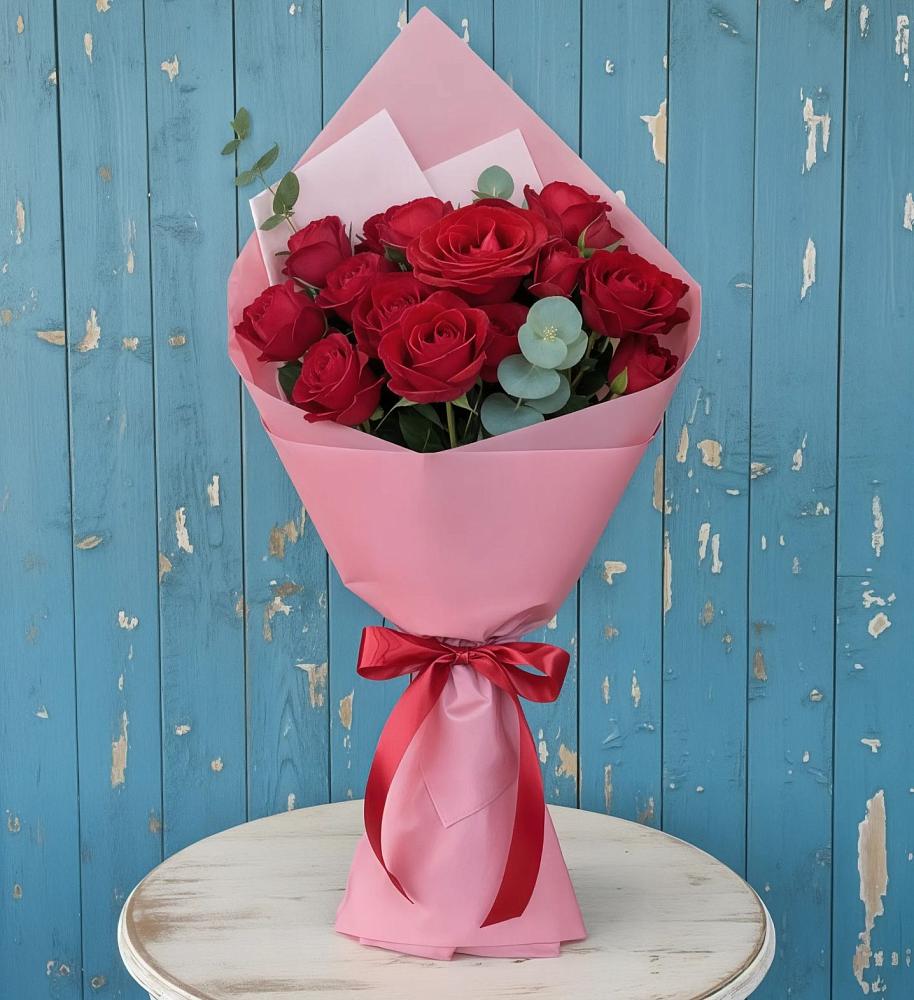 Букет цветов из: Розы в Золотаревке Ставропольского края