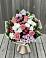 Букет цветов из: Альстромерии, Гвоздики, Розы и Хризантемы в Золотаревке Ставропольского края