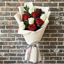 Букет цветов из:  Розы в Золотаревке Ставропольского края