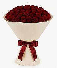 Букет 101 Бордовая роза Блэк Бакарра в Золотаревке Ставропольского края