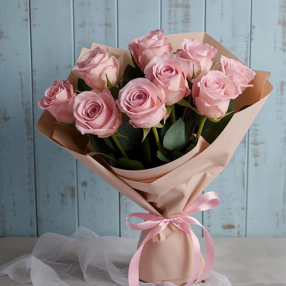 Букет цветов из: Розы в Золотаревке Ставропольского края