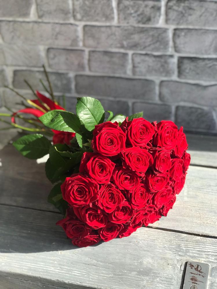 Букет Красные розы Фридом в Золотаревке Ставропольского края