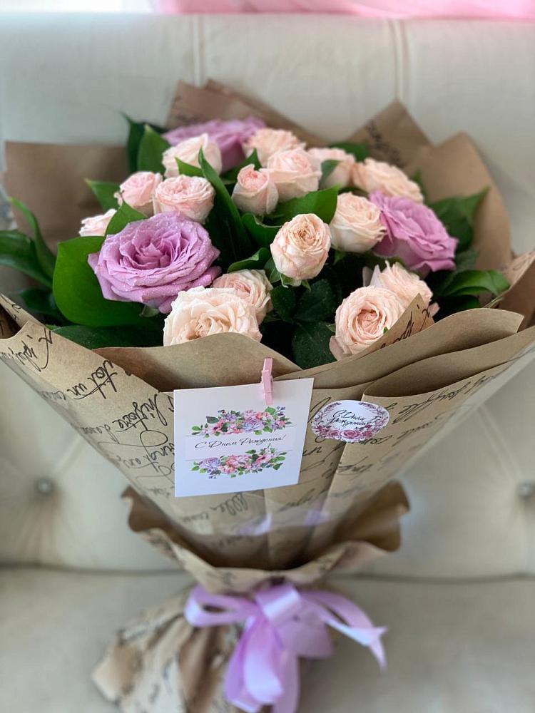 Букет цветов из: Розы в Золотаревке Ставропольского края