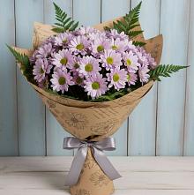 Букет цветов из:  Хризантемы в Золотаревке Ставропольского края