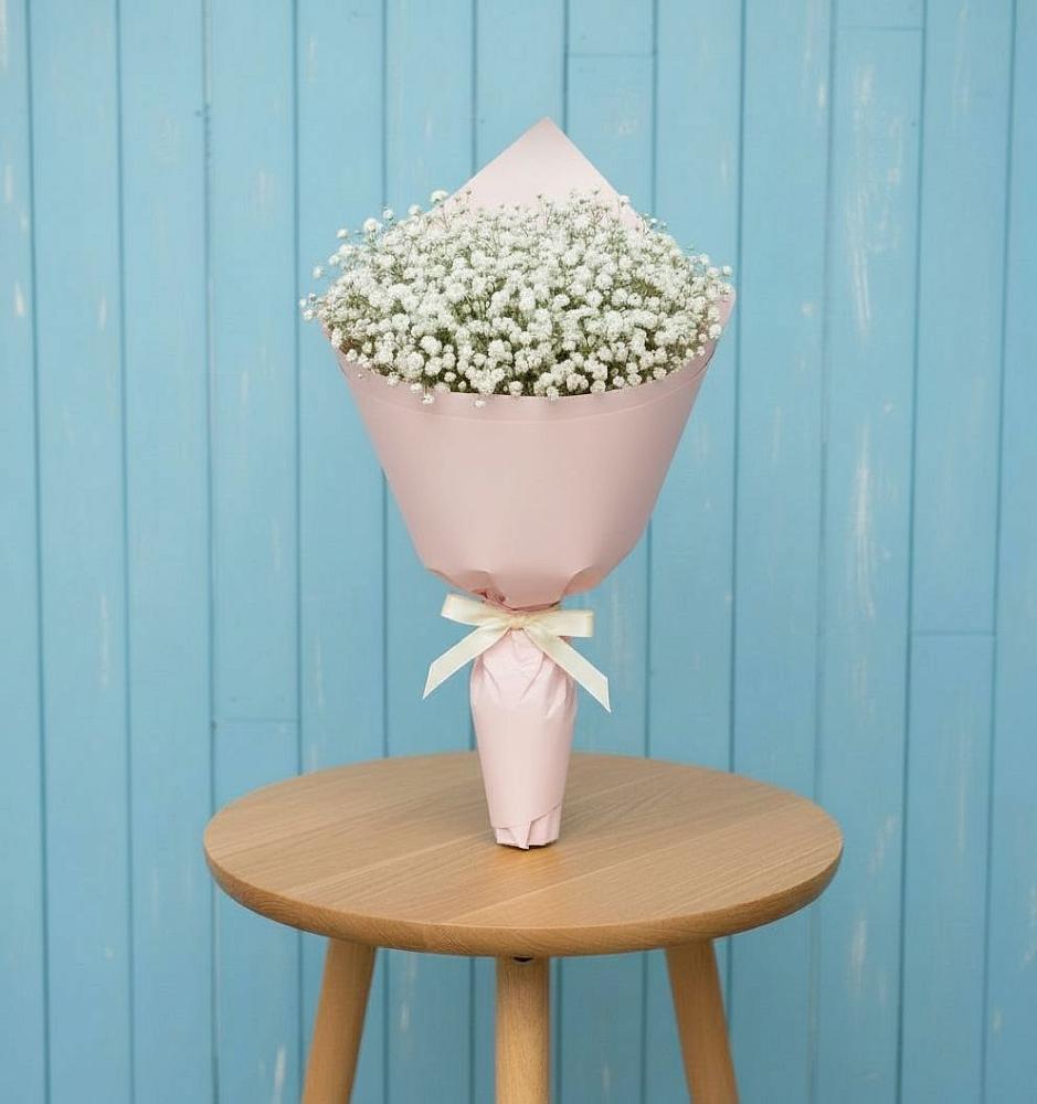 Букет цветов из: Гипсофила в Золотаревке Ставропольского края