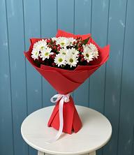 Букет цветов из:  Хризантемы в Золотаревке Ставропольского края