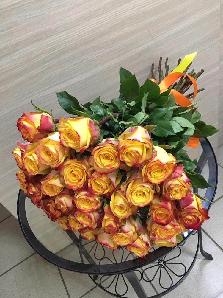 Букет Желтые розы в Золотаревке Ставропольского края