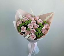 Букет цветов из:  Розы и Хризантемы в Золотаревке Ставропольского края