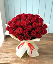 Букет 29 Красных роз #REPLACE_PRED# Золотаревке Ставропольского края