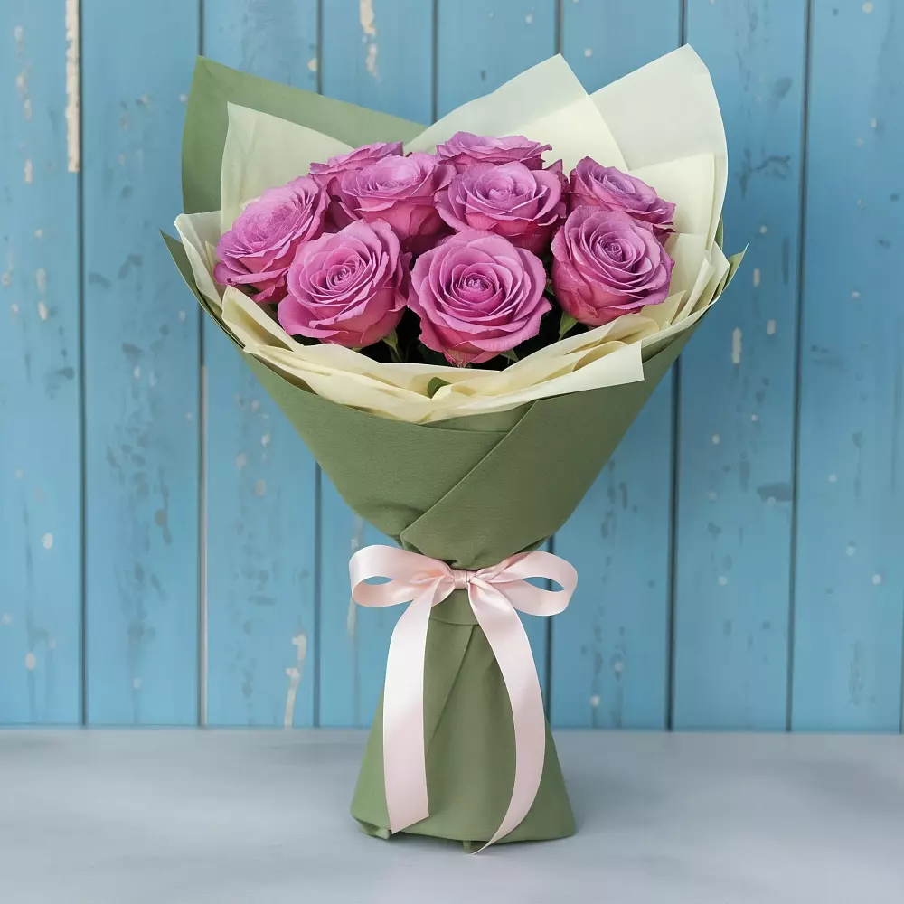 Букет Розы Фёрст Леди в Золотаревке Ставропольского края