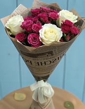 Букет цветов из:  Розы #REPLACE_PRED# Золотаревке Ставропольского края