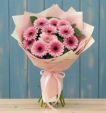 Букет цветов из:  Герберы #REPLACE_PRED# Золотаревке Ставропольского края