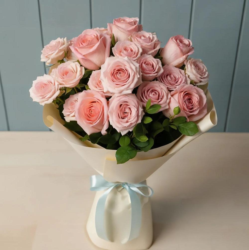 Букет Розовый шарм в Золотаревке Ставропольского края