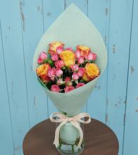 Букет цветов из:  Розы в Золотаревке Ставропольского края