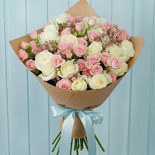 Букет цветов из:  Розы в Золотаревке Ставропольского края